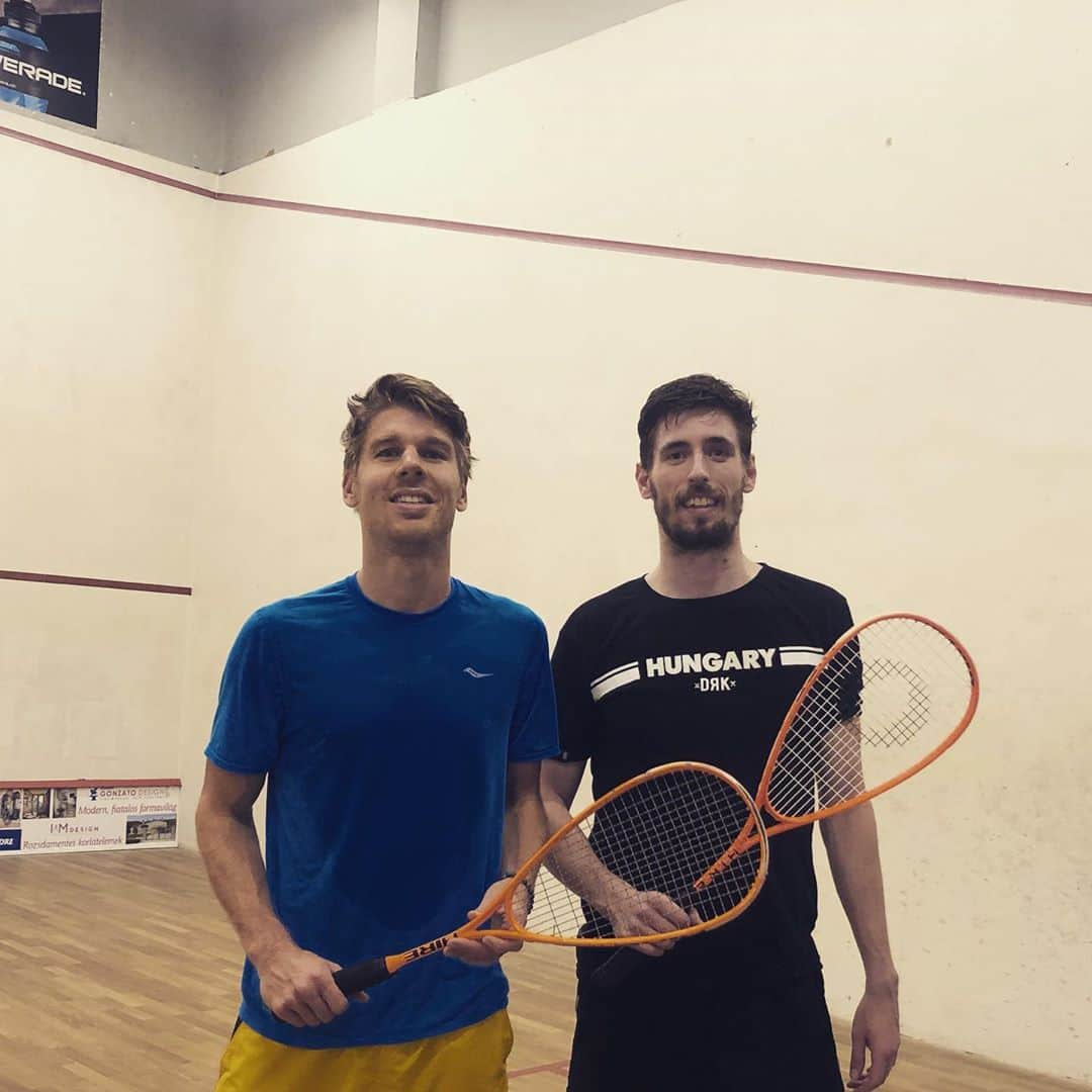 SZUDI Adamさんのインスタグラム写真 - (SZUDI AdamInstagram)「Thank you for the challenging time on the squashcourt tonight! 😀🤝 #squash #🇭🇺 #hungary #dorko #dorkohungary #drkdorko @dorkohungary」10月27日 5時26分 - adam996996