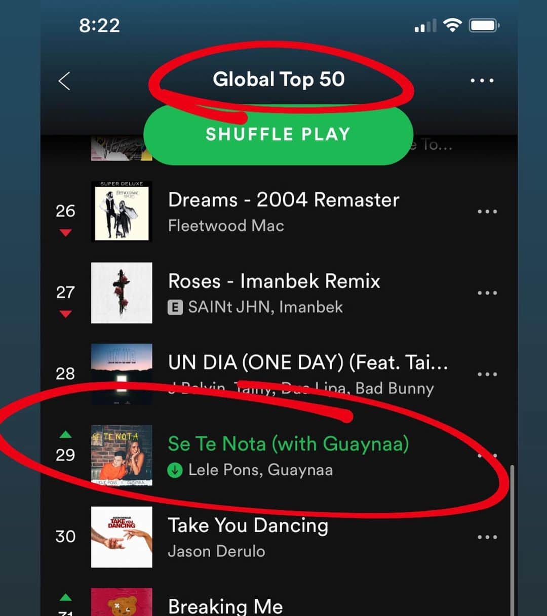 Leleponsさんのインスタグラム写真 - (LeleponsInstagram)「TOP 30 GLOBAL !!! SWIPE LEFT TO SEE WHY WE ARE CELEBRATING.....🙏🏼🙏🏼🙏🏼🙏🏼🙏🏼 @guaynaa ( LINK IN BIO)」10月27日 5時43分 - lelepons