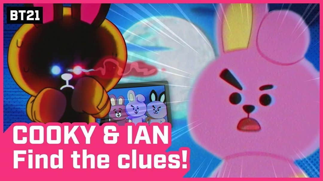 BT21 Stars of tomorrow, UNIVERSTAR!さんのインスタグラム写真 - (BT21 Stars of tomorrow, UNIVERSTAR!Instagram)「Darkness took over COOKY & IAN's friendship. IAN never came back.  What’s going on?!😵  WAIT! Let's rewind. Hidden clues were there in plain sight.  UNISTARS, take note! This one's for you. 👉Link in bio  #FindTheClues #COOKY #IAN #JOOKY #BT21_UNIVERSE #BT21 #UNISTARS」10月27日 18時00分 - bt21_official