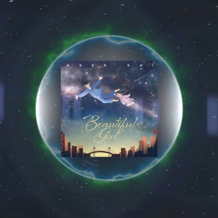 Eden Kaiのインスタグラム：「🔛🎵📲Hi! If you love acoustic pop music with heartwarming, feel good vibes, go check out my newest single release “Beautiful Girl” ☺️( Link in Bio).  I originally created this song for my little sister, but realized it could also be a family song. Hope your day will be a bit brighter after listening to it!  こんにちは！アコースティックなポップ音楽や温かい気持ちになる物がお好きな方、是非最新シングル「Beautiful Girl」をお聴き下さい(プロフィール下のURLから是非)✨🙌  最初は妹に向けて制作しましたが、家族をテーマにした曲でもございます。 この曲で貴方の1日が少しでも明るくなりますように！  https://edenkai.hearnow.com/beautiful-girl」