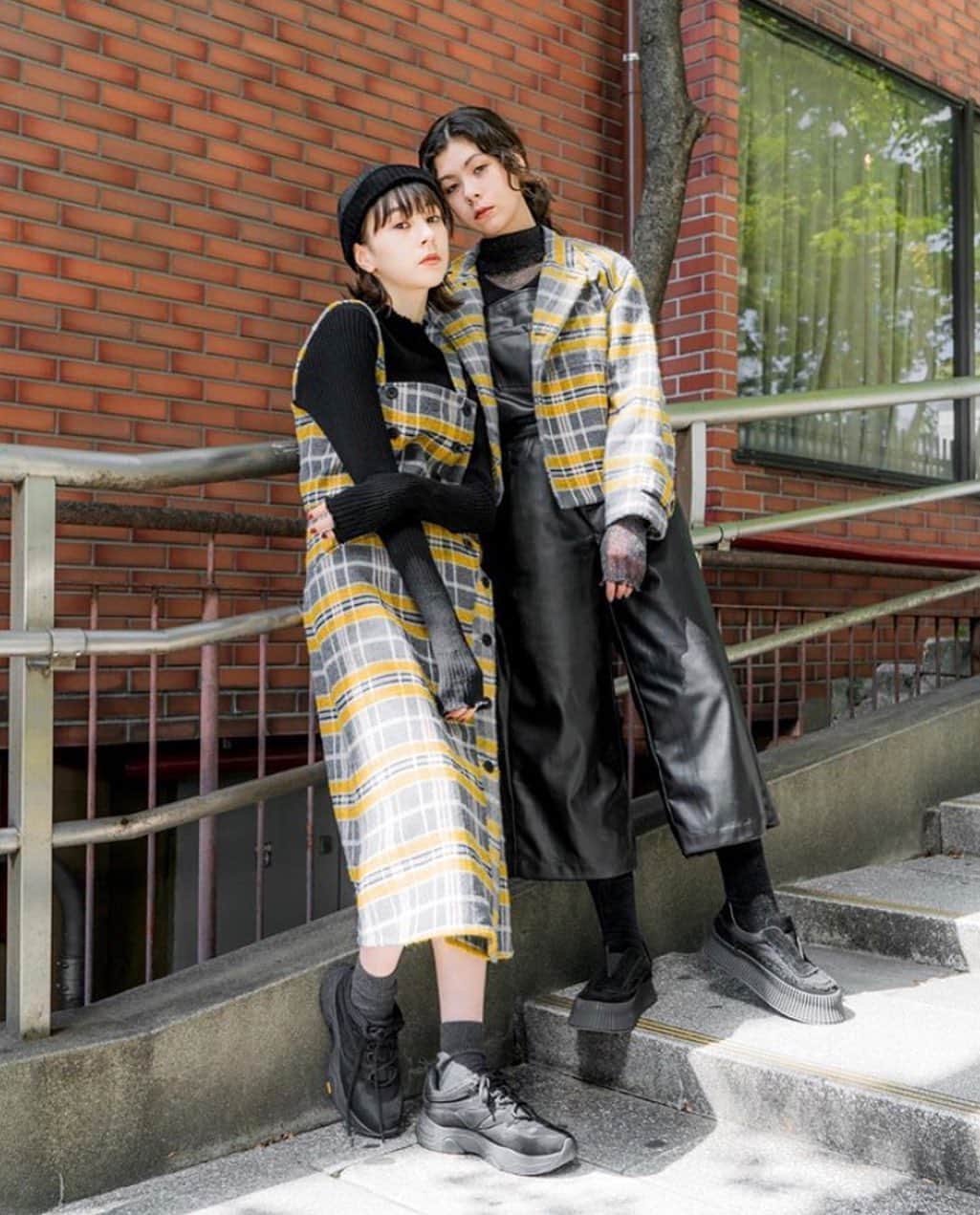 エモン・久瑠美のインスタグラム：「@initialfashion #initialfashion with ニコちゃん❤️」