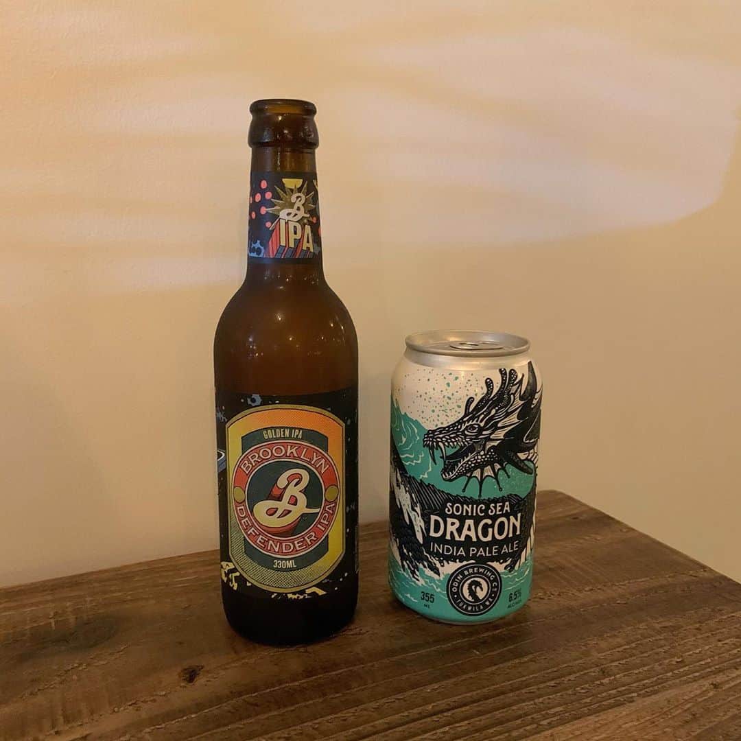 のインスタグラム：「可愛いbeer🍻﻿ 普段あんまり飲まないけどチャレンジ！﻿ ﻿ ﻿ ﻿ #斉藤優里 #ゆったん﻿ #たんたんたんゆったんたん( •ㅈ• )﻿ #🇺🇸 #乾杯 #ビール﻿」