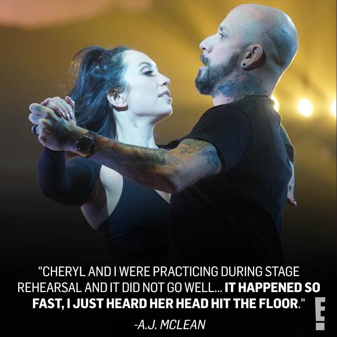 E! Onlineさんのインスタグラム写真 - (E! OnlineInstagram)「Cheryl Burke is opening up about her major scare during #DWTS rehearsal with A.J. McLean. Link in bio for a full update. (📷: ABC)」10月27日 10時15分 - enews