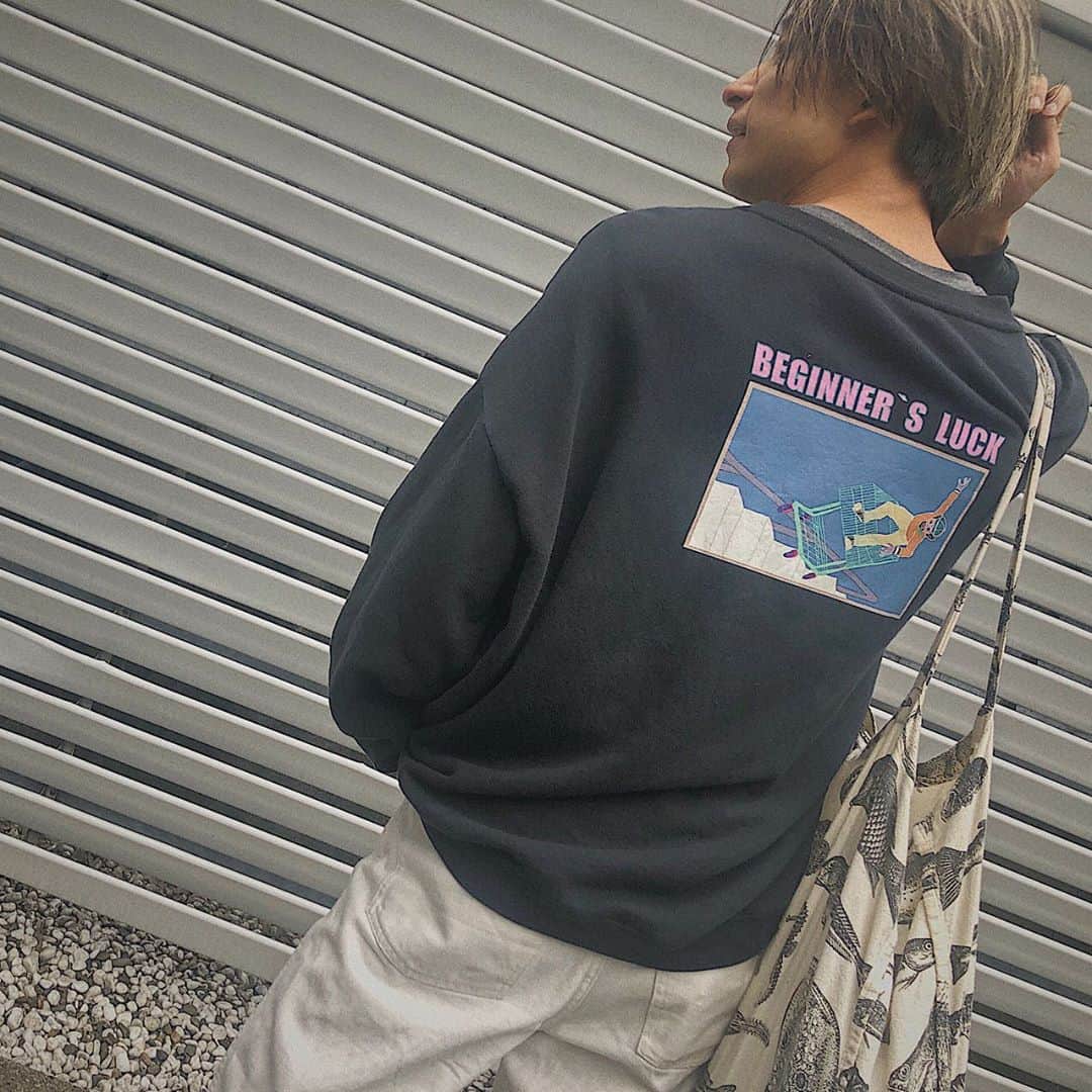 古幡亮（WATWING）のインスタグラム：「🧑🏽‍🦽BEGINNER'S LUCK🧑🏽‍🦽  @noppo_asobi  Designed by @noppo_stkgz   デザインもシルエットも生地も 最高🤤🤤🤤 . . #ootd#RYOのきょー服」