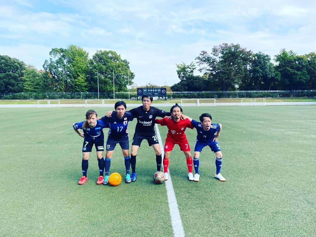 アモーレ橋本さんのインスタグラム写真 - (アモーレ橋本Instagram)「今日のサッカー軍団スタメンです！  #ものまねJAPAN #オールコート #サッカー」10月27日 14時00分 - bravo_hashimoto