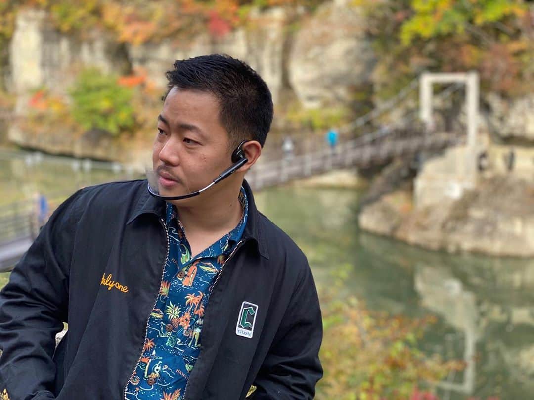 酒井尚のインスタグラム：「福島県は塔のへつりに来ております  だんジャニ復活でございますお  #塔のへつり #たんジャニ」