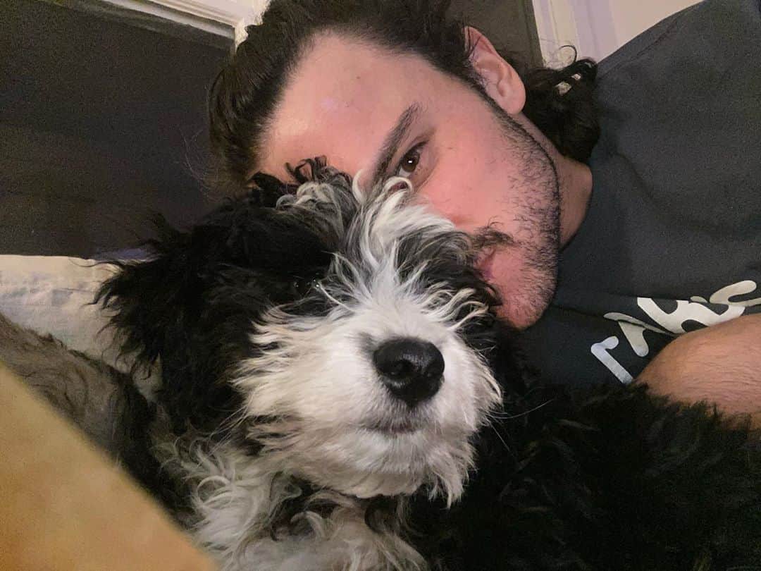ジャック・ファライーのインスタグラム：「Pup pup says go vote」