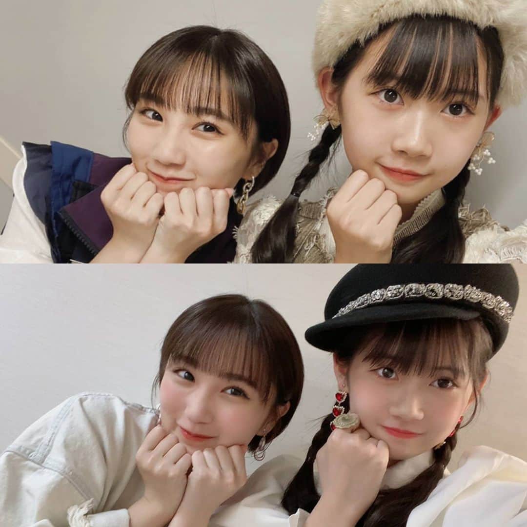 モーニング娘。'20のインスタグラム：「- . キュン♡ . . #岡村ほまれ #モーニング娘20 . #船木結 #アンジュルム . .」