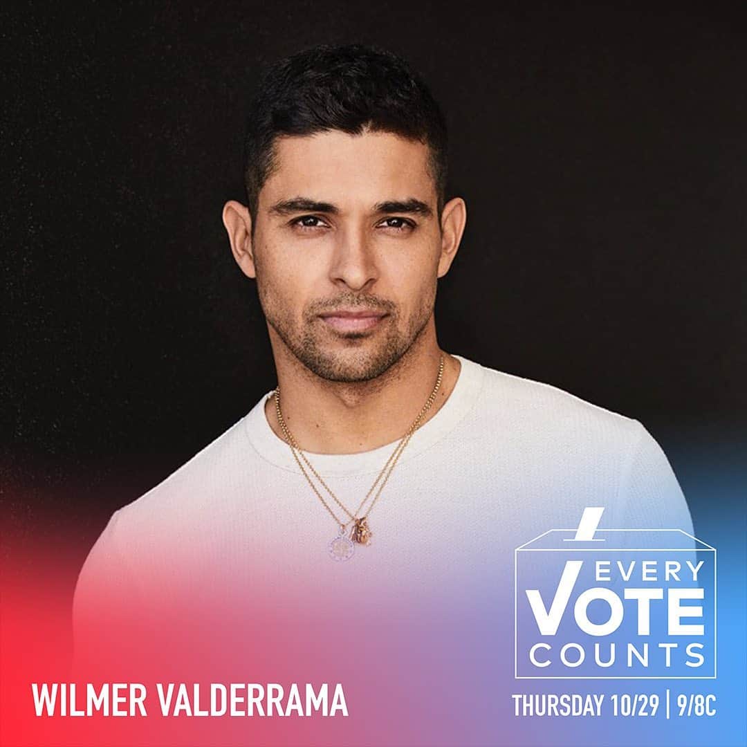ウィルマー・バルデラマのインスタグラム：「The election is just around the corner and so is #EveryVoteCounts! Tune in for the broadcast premiere on Thursday, Oct. 29 at 9pm / 8 pm CT on @CBS and find out how to stream here: http://glblctzn.me/evc Or link in my bio!」
