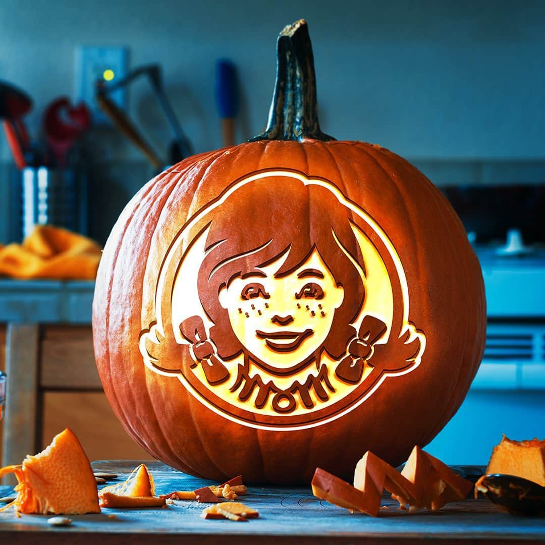 ウェンディーズのインスタグラム：「check out our Jack-o-Wender’s!」