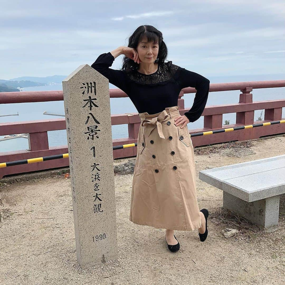 大津びわ子のインスタグラム：「あとの７つは、どこなのかな？  #淡路島 #洲本城跡」