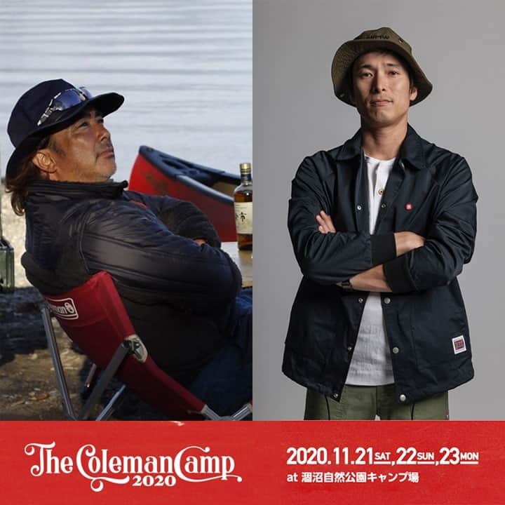 Coleman Japanのインスタグラム：「＼コンテンツ紹介❗️／  コールマン主催キャンプフェス『The Coleman Camp 2020（ザ コールマン キャンプ）』特別企画「ラジオDJ井手大介 × 快適生活研究家田中ケン トークショー」開催🎤 ・ アウトドアをテーマとし、@interfm897 などで活躍する〈#井出大介〉氏とコールマン契約アドバイザーでもある〈#田中ケン〉氏のトークショーを行います。 ・ イベントの最新情報は、The Coleman Camp特設サイトにて随時更新していきますので、お楽しみに！ ・ 【The Coleman Camp 2020】 ▶︎特設サイト https://bit.ly/2HDy9pd ・ 📆：11/21（土）・22（日）・23（月・祝） 📍：涸沼自然公園キャンプ場 ・ ※チケットの予約受付は終了しました。当選発表は11/2（月）を予定しています。 ・ ・ @ken.tanaka_outside @daiskeide ・ #灯そうColeman #灯そうコールマン #灯そう #Coleman #コールマン #Camp #キャンプ #キャンプイベント #Outdoor #アウトドア #TheColemanCamp #ザコールマンキャンプ #TheColemanCamp #TCC #TCC2020 #TheColemanCamp2020 #cocsummermeeting #COC #涸沼自然公園キャンプ場」