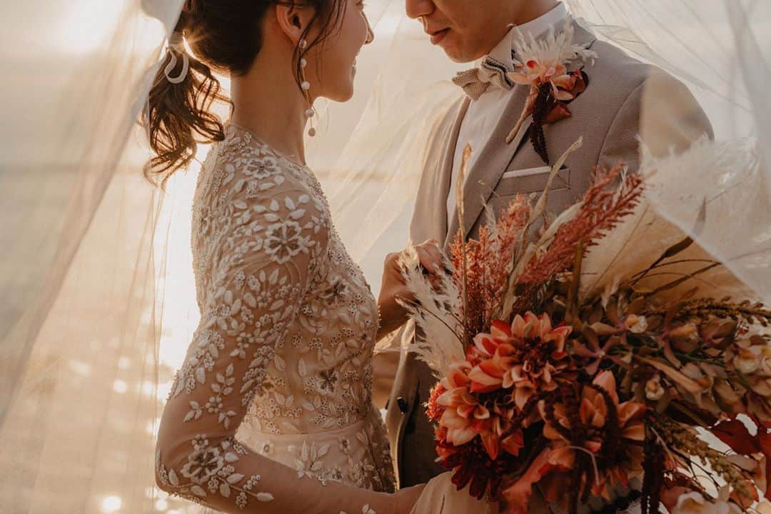 yuinaさんのインスタグラム写真 - (yuinaInstagram)「🍁🤎👰🏻 少しずつUPしていきます #wedding  #weddingphoto #dress  #前撮り #instajapan #instagood #l4l」10月27日 20時41分 - yuina_xg