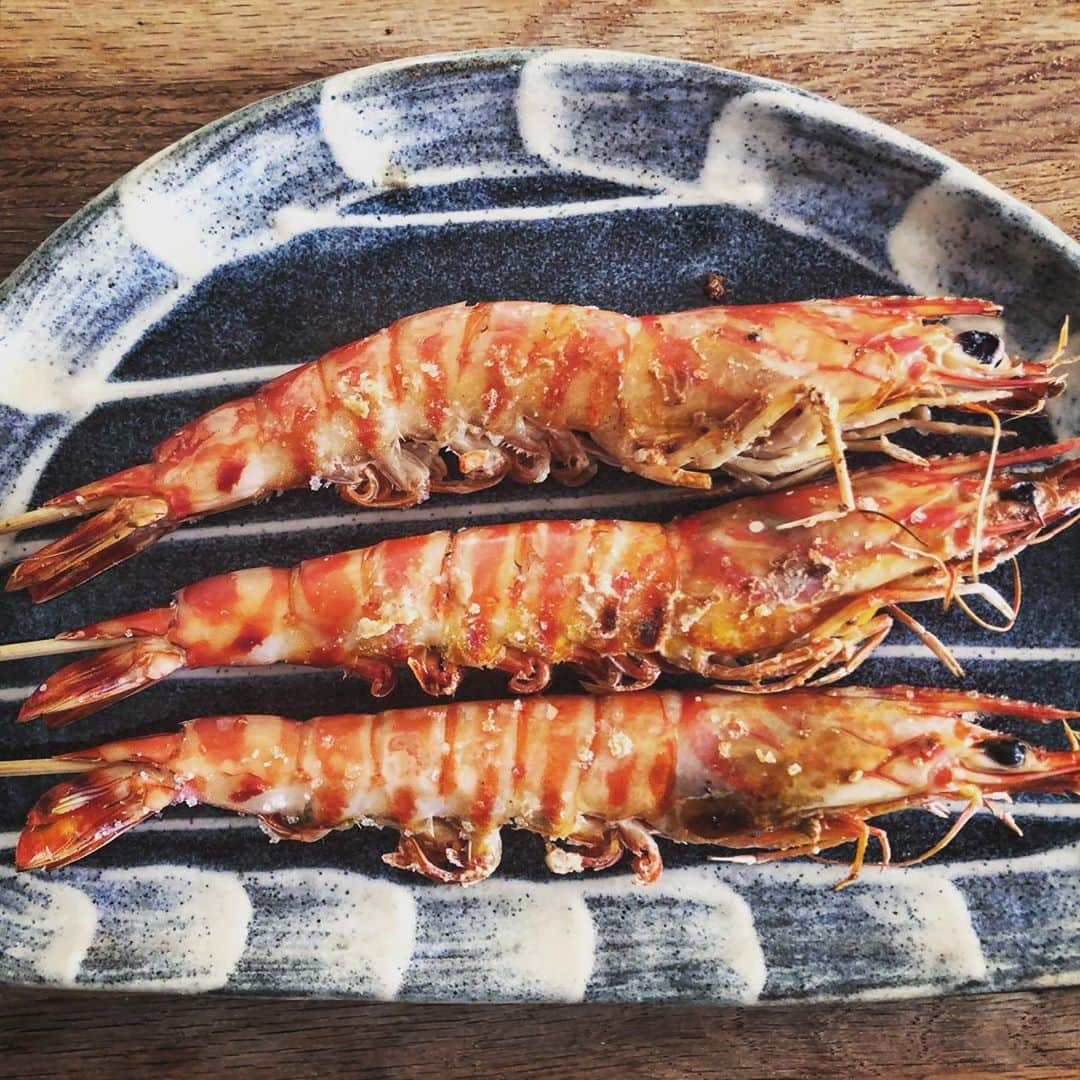 中村アンさんのインスタグラム写真 - (中村アンInstagram)「そして最強の晩酌のお供🦐塩焼き。」10月27日 21時07分 - cocoannne