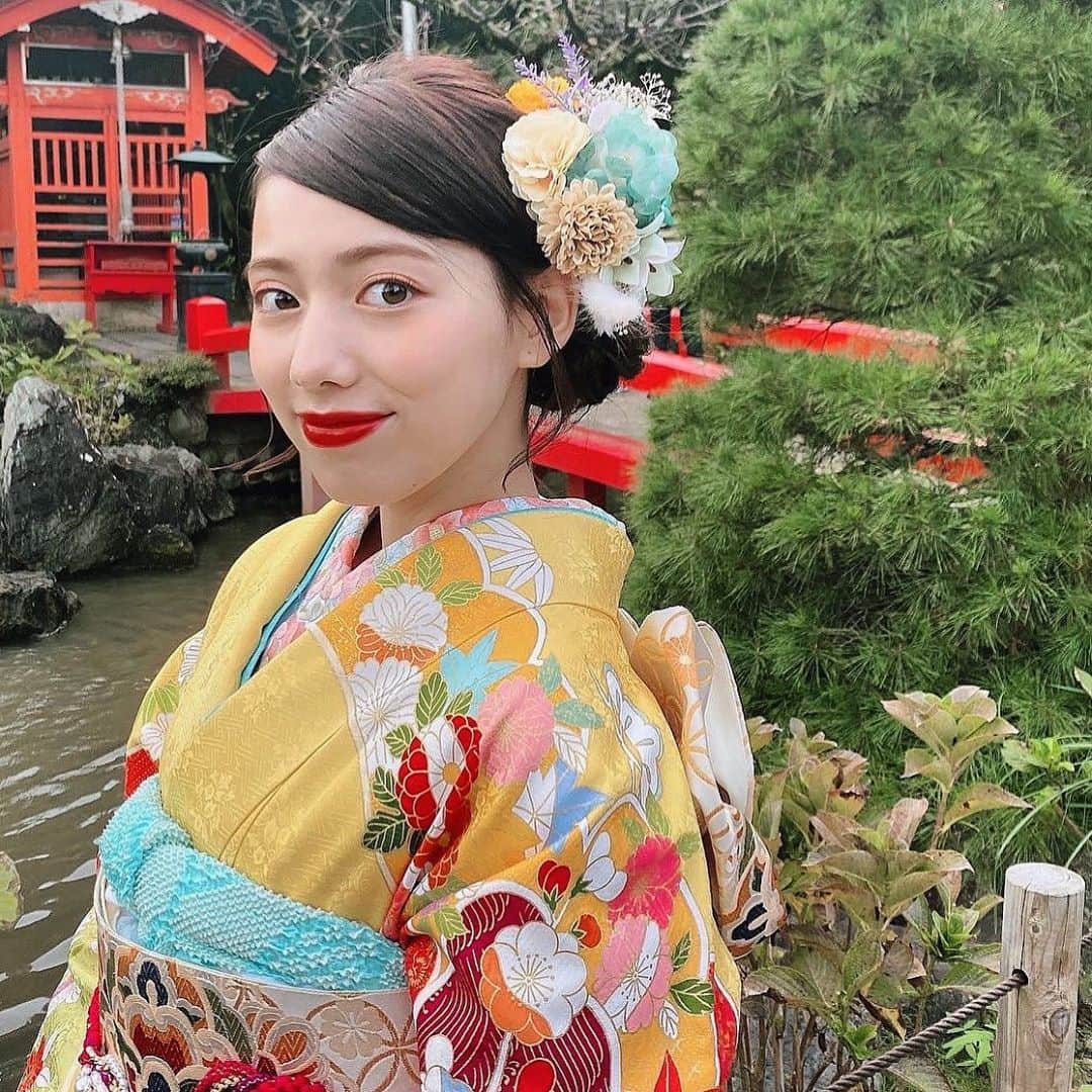 毛利愛美さんのインスタグラム写真 - (毛利愛美Instagram)「写真たちも🌼 前撮り用に @miho__motoyama さんに カラーしてもらいましたっ いつもありがとうございます🤍」10月27日 21時13分 - aimi_mouri