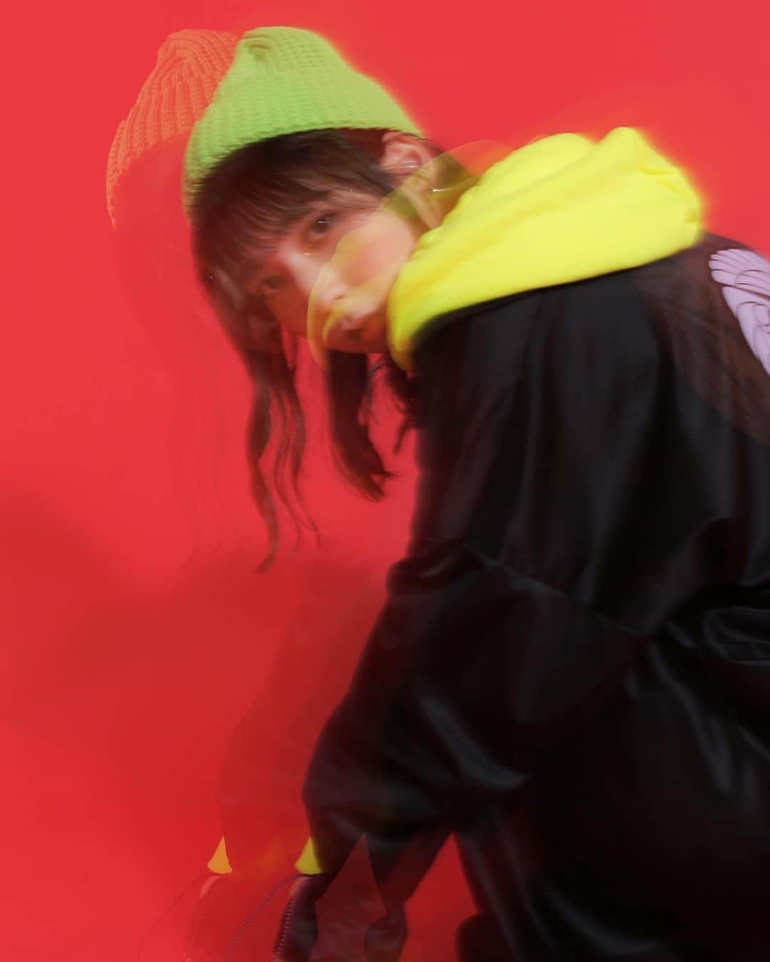 松岡菜摘のインスタグラム：「. . 生写真オフショット☺︎ . #nike」