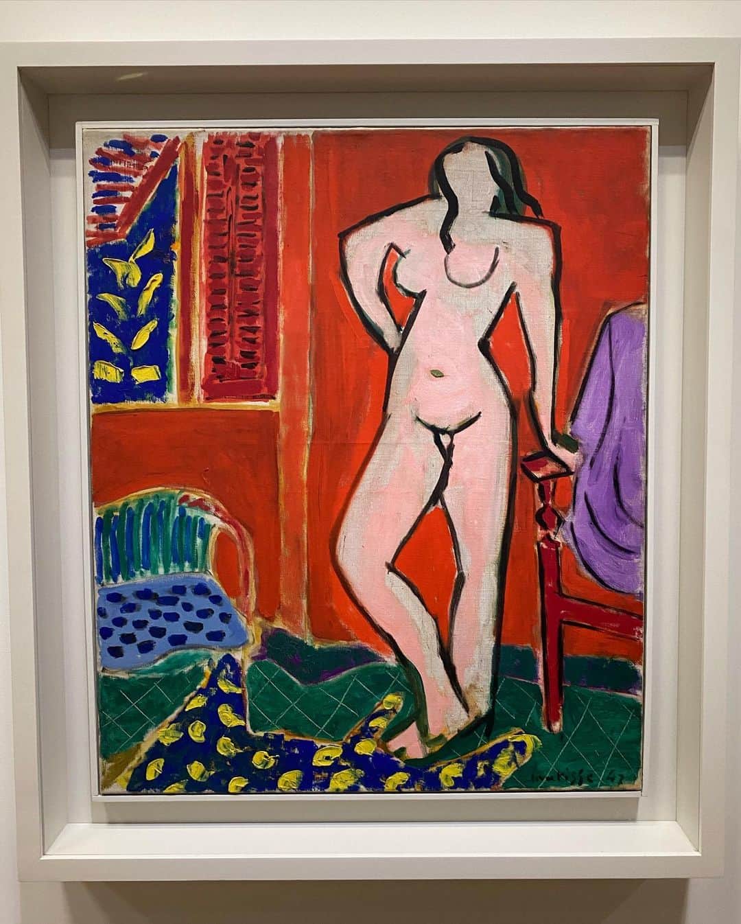 Jeanneさんのインスタグラム写真 - (JeanneInstagram)「Les portraits de femmes et les couleurs vives ❤️❤️❤️  Matisse, Comme un Roman à Beaubourg」10月27日 21時30分 - jeannedamas
