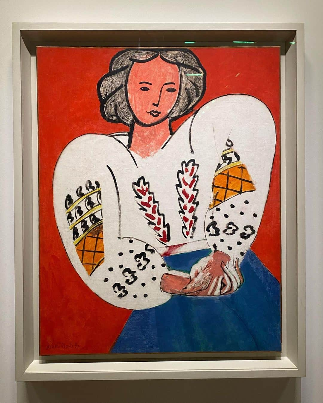 Jeanneさんのインスタグラム写真 - (JeanneInstagram)「Les portraits de femmes et les couleurs vives ❤️❤️❤️  Matisse, Comme un Roman à Beaubourg」10月27日 21時30分 - jeannedamas