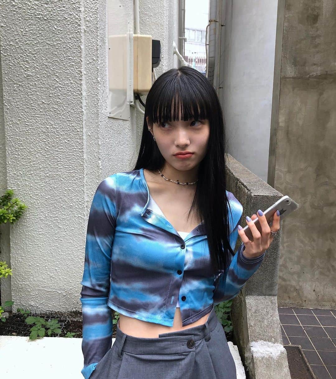 江崎ななほのインスタグラム：「👀 ㅤㅤ #エザ着」