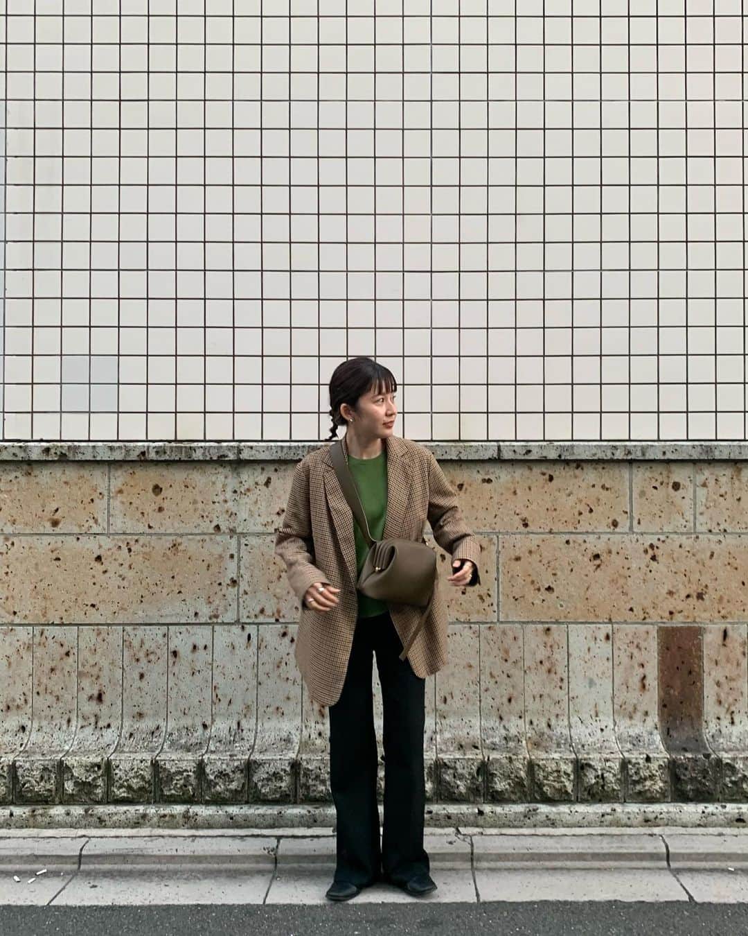 my9mj8のインスタグラム：「﻿ 　﻿ 昨日のコーデ🍵🍵﻿ ﻿ 夜は寒いね🥺﻿ ﻿ ﻿ #ファッション#コーデ#コーディネート#fashion #coordinate #code #オシャレ #ootd #outfit #wear」