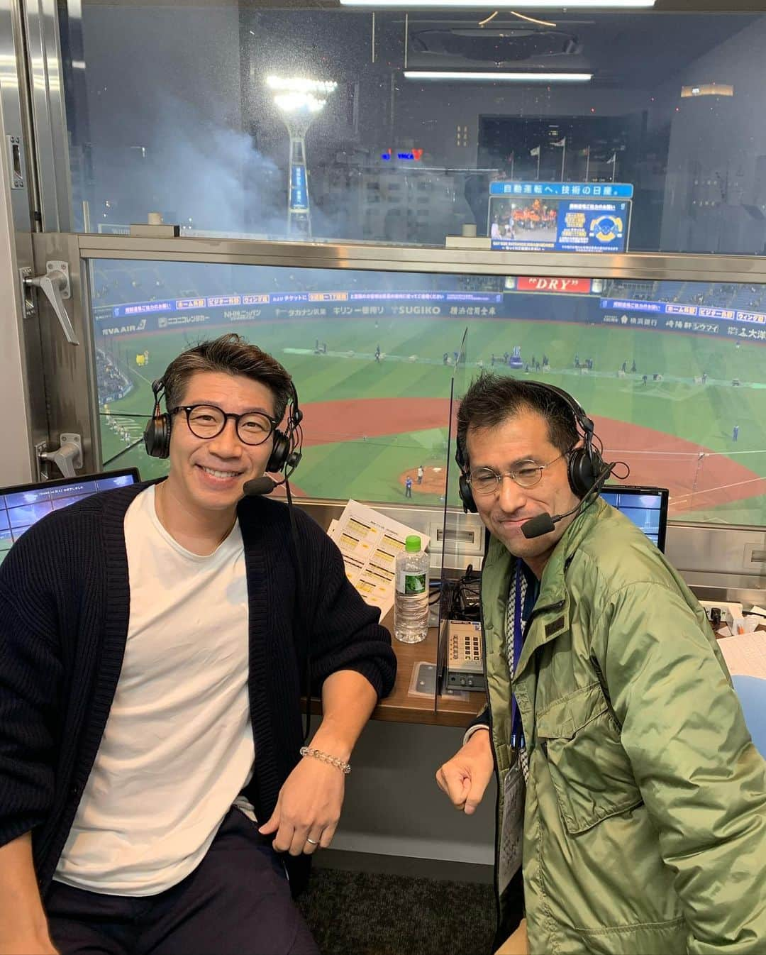 多村仁志さんのインスタグラム写真 - (多村仁志Instagram)「. #横浜スタジアム #DAZN #解説 #横浜DeNAベイスターズ #勝利 #大貫晋一 投手 #10勝目 #パットン 投手 #100ホールド達成 #梶谷隆幸 選手 #今季5度目 #4安打 #ドラフト1位 #森敬斗 選手 #プロ初打席 #初安打 #初得点 #おめでとう #ナイスゲーム」10月27日 22時38分 - hit_tamu