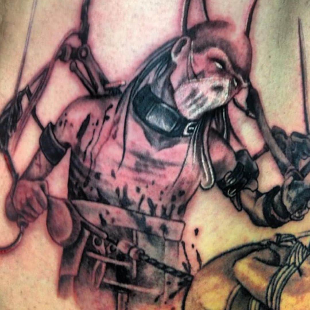 ロブ・ゾンビさんのインスタグラム写真 - (ロブ・ゾンビInstagram)「It’s Tattoo Tuesday! Today we pay tribute to everyone’s favorite M.D. ( medical deviant)☠️ Dr. Satan ! ☠️ If you see your work or tattoo let us know in the comments. #drsatan #robzombie #houseof1000corpses #sherimoonzombie #billmoseley #sidhaig #walterphelan #maybehelivesnextdoortoyou@」10月27日 22時42分 - robzombieofficial