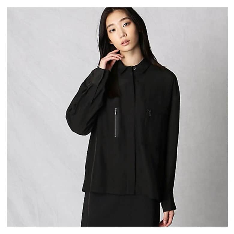 江原杏樹のインスタグラム：「18度服装って調べたら出てきそうな季節感よね🥰 #三越伊勢丹#mitsukoshiisetan  #BASILE28」