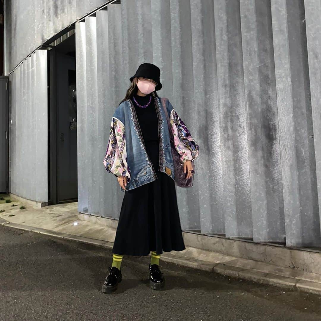 相羽瑠奈さんのインスタグラム写真 - (相羽瑠奈Instagram)「🖤🌸 今日は黒の気分だったので 🕷」10月27日 23時07分 - rone.runa