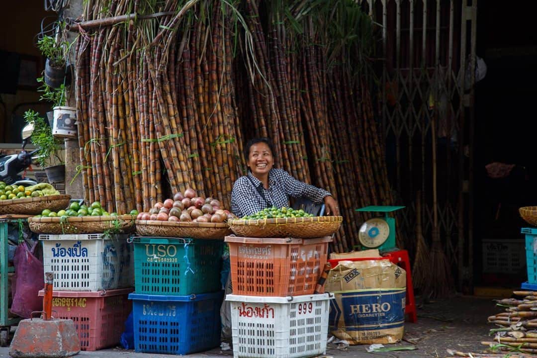 Shunsuke Miyatakeのインスタグラム：「Happy sugar mam, somewhere in Phnom Penh」