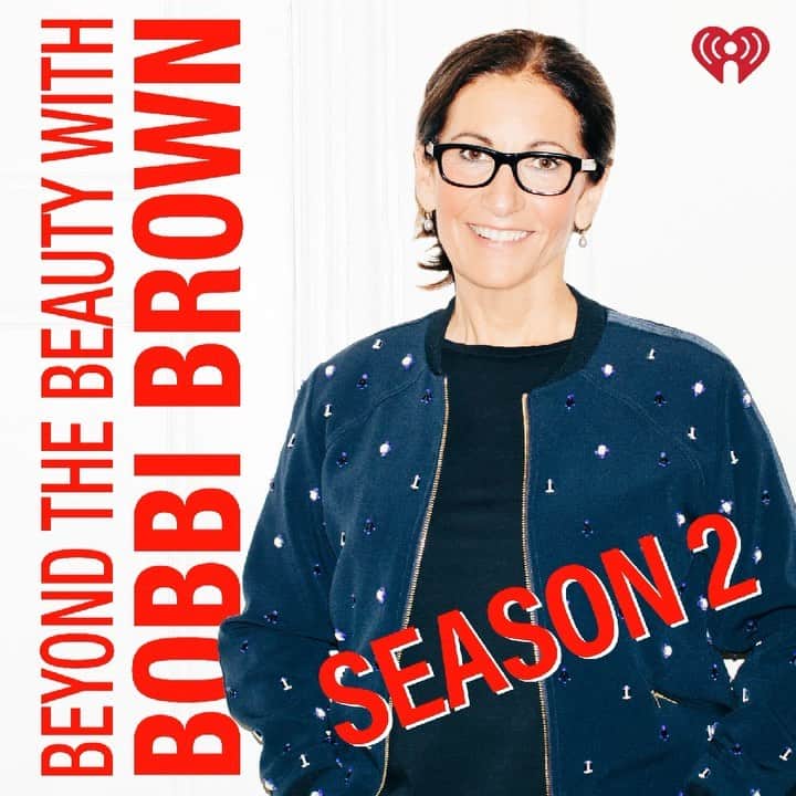 ボビー・ブラウンのインスタグラム：「And to add to the excitement, Season 2 of my @iheartpodcast Beyond the Beauty airs tomorrow on @iheartradio & @applepodcasts. Inspired by @jonesroadbeauty, this season is a deep-dive into the beauty industry and I’m so grateful to have met & chatted with top-notch experts of the industry, including @krisjenner, @zannarassi, @danielmartin, @alicia.aes, @courtneyadeleye and so many amazing others to come. Plus, it was completely filmed and produced over Zoom. You won’t want to miss these awesome stories & epic pro-tips.」