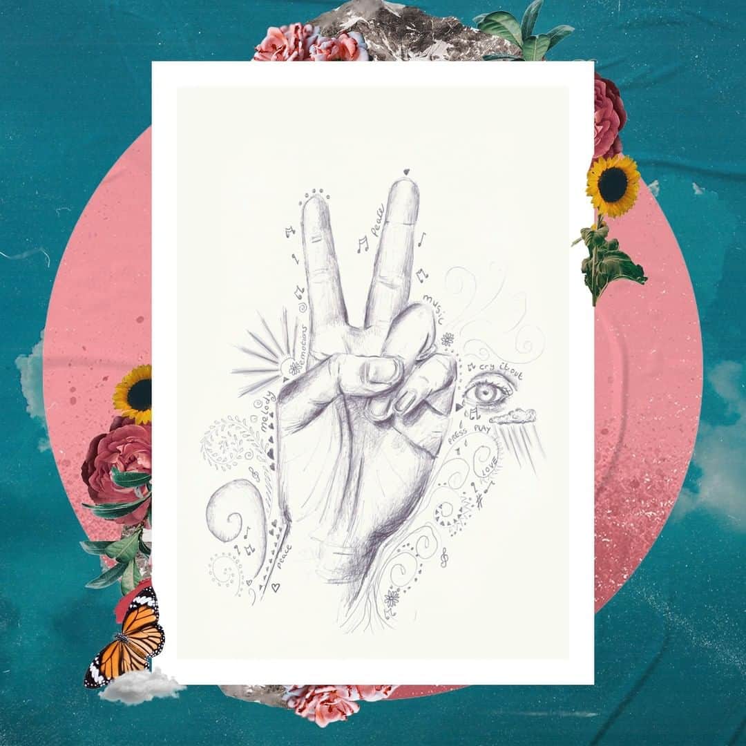ファーン・コットンのインスタグラム：「We have a Happy Place competition for you.. pre-order the Happy Place Album before 5pm (GMT) on 29th October to be in with a chance of winning, for you and a friend, a private Zoom with me and a special guest from the album… there’s both a CD, LP and special bundle featuring a print of one of my drawings to choose from. Use the top link in my bio to enter x」