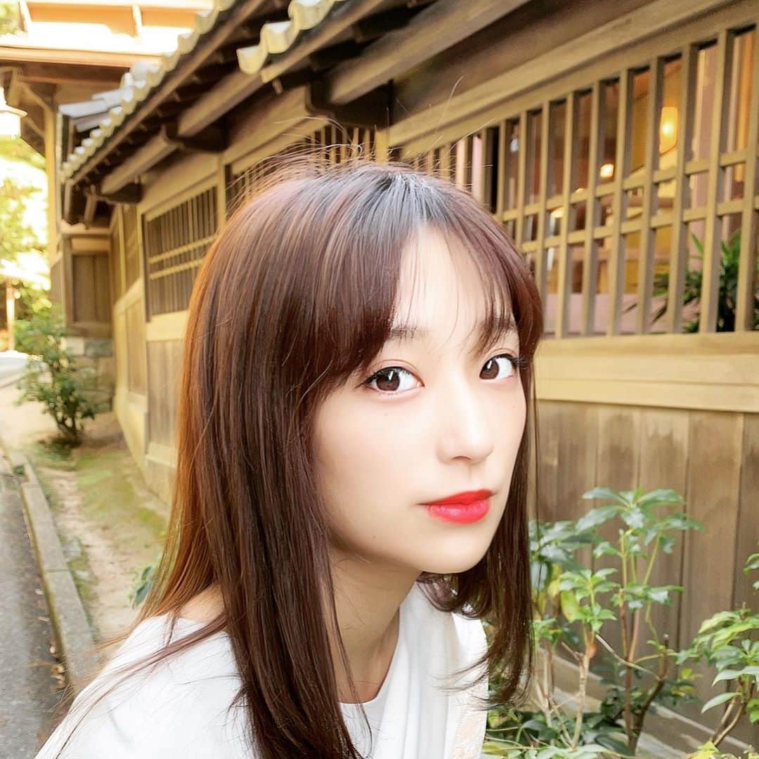 ミクのインスタグラム：「. . 前髪ぱっかーん。 . 沢山話してスッキリしたので 寝ますとします♡おやすみなさい♡ . .  #神社　#神社巡り #広島　#厳島神社　#宮島 #もみじ饅頭  #宮島観光　#パワースポット　#powerspot  #refresh #fashion #ootd #followｍe #instagood #hiroshima #goodnight #いいね　#instalike」
