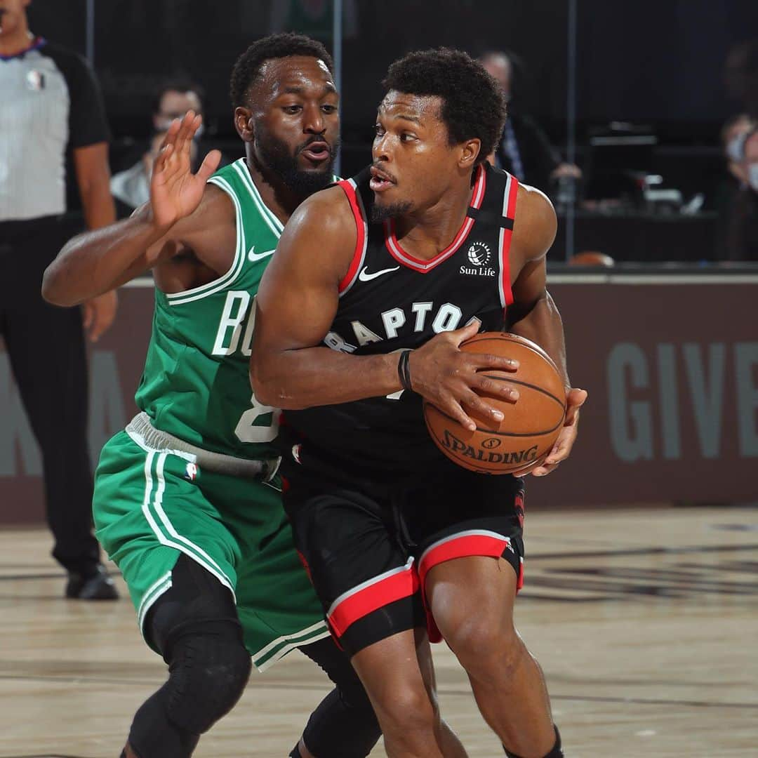 NBAさんのインスタグラム写真 - (NBAInstagram)「@kyle_lowry7 (31p/8a/6r/W) & @_kw15 (29p/3s) duel in Game 3 of the Eastern Conference Semis! #BESTofNBARestart」10月28日 1時02分 - nba