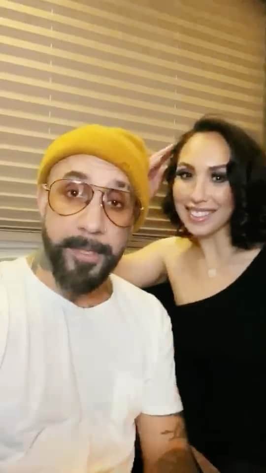 A.J.のインスタグラム：「I’ve gotta admit, the nerves during elimination each week are real but you guys always, ALWAYS pull through for us and are truly the backbone of #TeamPrettyMessedUp 👊🏼 Let’s go babayyyy!!! #VillainsNight #DWTS @dancingabc @cherylburke」