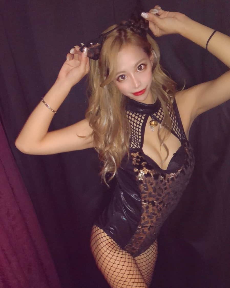 姫咲りさのインスタグラム：「本日の猫ちゃん🐱♥️  もう少しでハロウィンですね🎃  @club_sango にて💖  VIP.ゲスト予約受け付けてます🥺 #nagoya #名古屋 #club #clubmusic #sango #サンゴ #dancer #ダンサー  #衣装 #お尻 #ケツすたぐらむ #dj #mc #instagram #l4likes #l4 #follow4like  #followｍe #錦華  #錦 #錦3丁目 #キャバクラ #キャバ嬢 #水商売 #シャンパン #ドレス #六本木 #歌舞伎町 #いいね #likeforlikes」