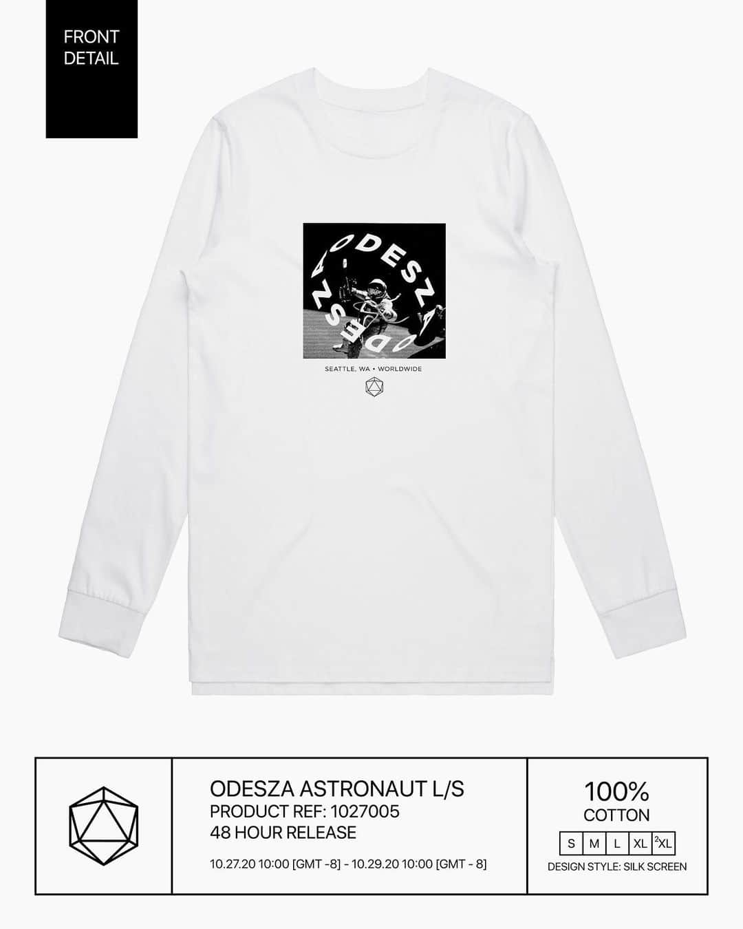 オデッザさんのインスタグラム写真 - (オデッザInstagram)「Merch drop. 48 hours only. ⏱ Link in bio」10月28日 2時01分 - odesza