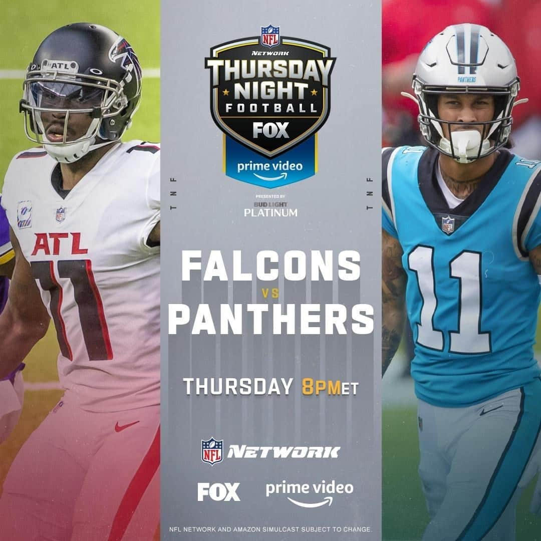 NFLさんのインスタグラム写真 - (NFLInstagram)「NFC South rivals battle it out on #TNF!⁣ ⁣ 📺: #ATLvsCAR -- Thursday 8pm ET on NFLN/FOX/PRIME VIDEO⁣⁣⁣⁣⁣ 📱: nfl.com/TNF」10月28日 2時30分 - nfl