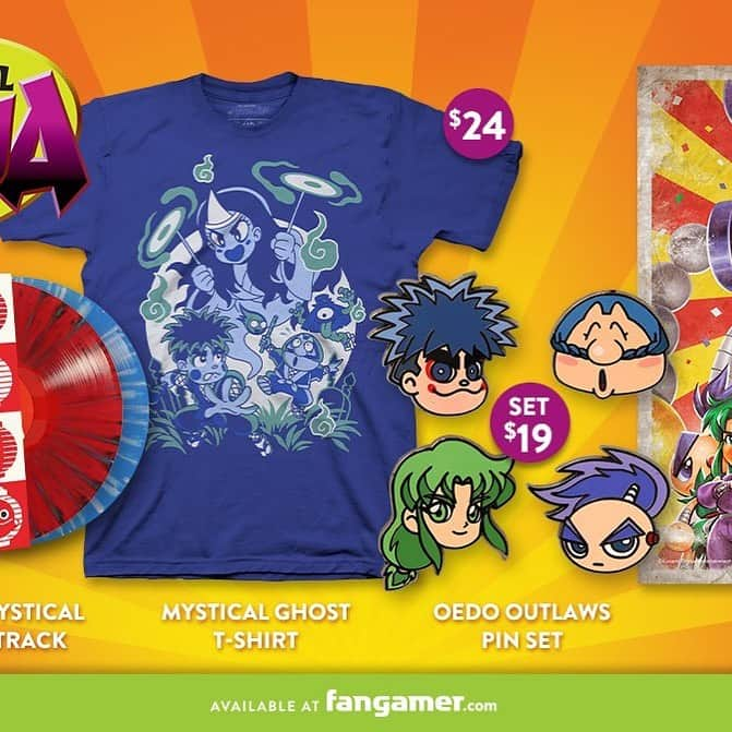 KONAMIさんのインスタグラム写真 - (KONAMIInstagram)「The @fangamernet team has this Mystical Ninja gear live for sale!!  https://fanga.me/r/goemon」10月28日 2時34分 - konami