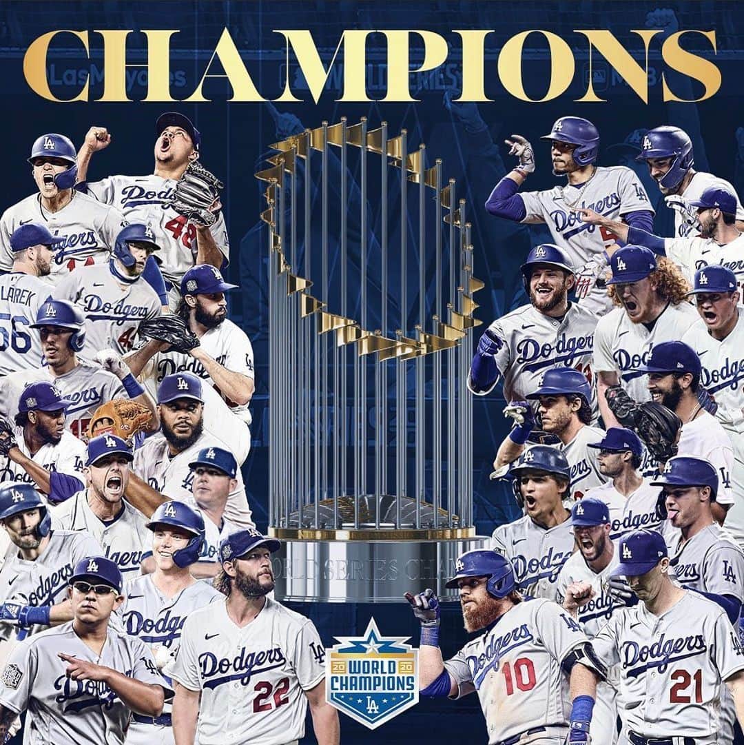 ジーエルシーオーのインスタグラム：「WORLD. SERIES. CHAMPS!!!!」