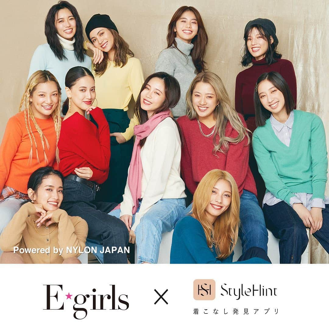 E-girlsさんのインスタグラム写真 - (E-girlsInstagram)「👚👖✨﻿ ﻿ E-girlsが「StyleHint」個人アカウントを開設🤩﻿ 本日10/28から期間限定で、﻿ E-girlsが「StyleHint」で﻿ ”ユニクロ私服スタイル”を投稿します！﻿ ﻿ そして、11/9(月)〜12/3(木)まで﻿ ユニクロ原宿店 地下1Fにある﻿ StyleHint原宿で240台のディスプレイをジャック❗️﻿ ﻿ 壁一面に広がるE-girlsの着こなしをチェックして﻿ 秋冬ファッションを一緒に楽しみましょう🙌﻿ ﻿ さらに、オリジナルグッズが作れる﻿ UNIQLOのUTme!では、﻿ E-girlsが表紙を飾った﻿ 「NYLON JAPAN12月号」の﻿ カバーグラフィックをヒューチャー💖﻿ ﻿ UTme!でしか購入できない﻿ オリジナルTシャツとパーカー、トートバッグも﻿ 11/9(月)からユニクロ原宿店を含む﻿ 9店舗&ECにて発売します✨﻿ ﻿ 是非、チェックしてください💛﻿ ﻿ ▼E-girls×StyleHint×NYLON JAPANキャンペーン公式HP▼﻿ https://www.stylehint.com/web/ja/harajuku/e-girls/﻿ ﻿ #StyleHint﻿ #Egirls_Uniqlo_MyStyle﻿ #UNIQLO﻿ #GU﻿ #Egirls﻿ ﻿ @stylehint_official ﻿ @nylonjapan  @uniqlo_jp  @sayaka_happiness_official  @kaede__happiness__official  @fujii.karen____official  @yurino_happiness  @annastagram.official  @reina.washio.official  @nozomibando_official  @sato_harumi__official  @anna_ishii_official  @yamaguchi_nonoka_official  @yuzuna__takebe__official」10月28日 12時53分 - e_girls_official_