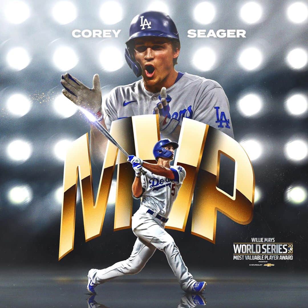 MLBさんのインスタグラム写真 - (MLBInstagram)「Corey in the House! @coreyseager5 is your #WorldSeries MVP.」10月28日 13時03分 - mlb