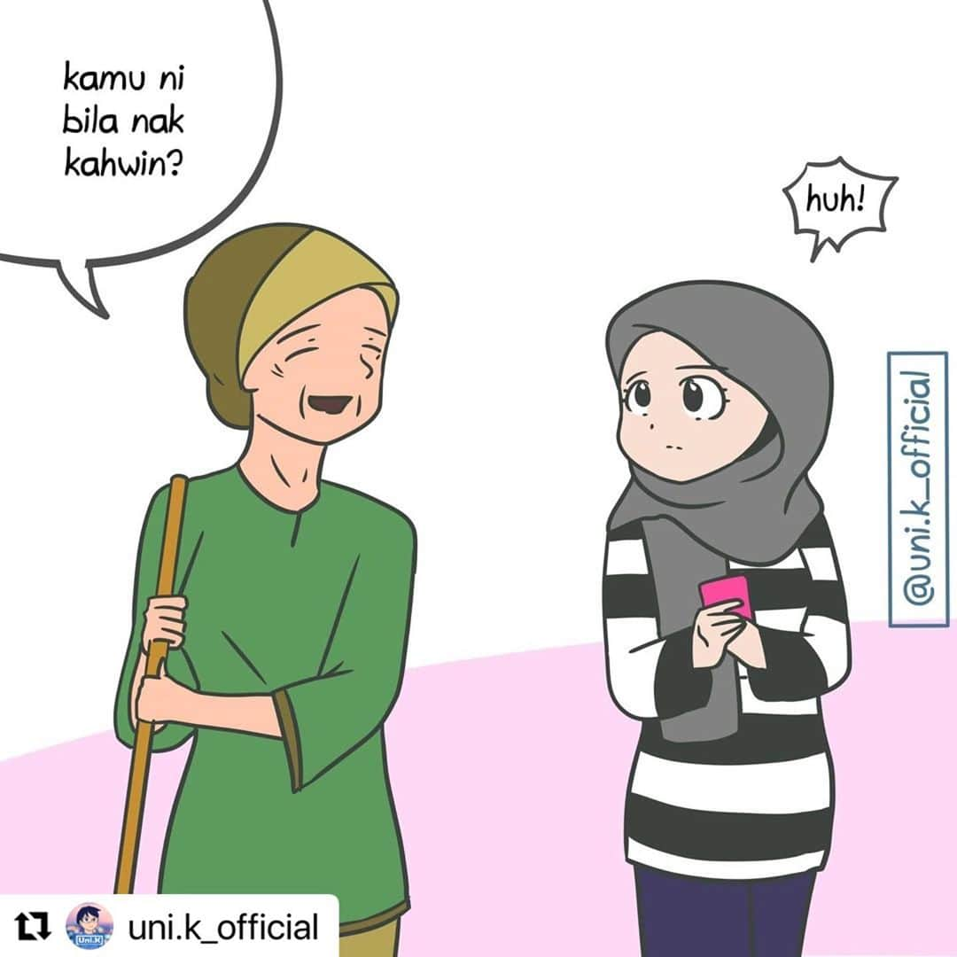 Koleksi Komik Malaysiaさんのインスタグラム写真 - (Koleksi Komik MalaysiaInstagram)「#Repost @uni.k_official with @make_repost ・・・ SENTAP BILA TANYA PASAL KAHWIN . #unikstrip #komikmalaysia #gengkomik #komikstrip #komikdakwah #komikmuslim #komikcomel #komiktarbiah #komiklucu #komiklokal #komikharian #komikinstagram #koleksikomikmalaysia #instakomik #lukisandakwah #muslimcomics #cinta #comic #sedekah  #comicbooks #dailycomic #instacomic #webcomic #webcomics #grabfood  #komik」10月28日 13時28分 - tokkmungg_exclusive