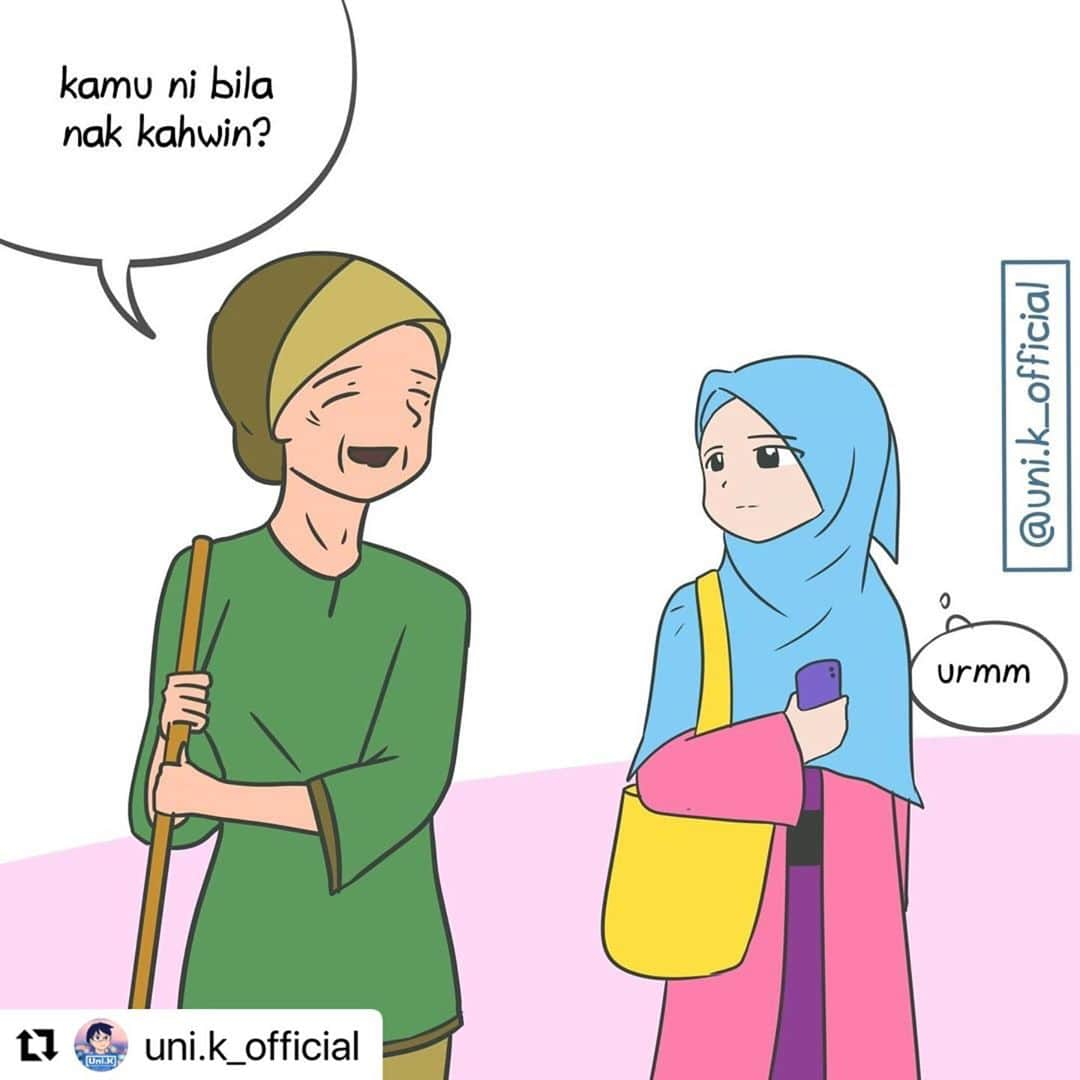 Koleksi Komik Malaysiaさんのインスタグラム写真 - (Koleksi Komik MalaysiaInstagram)「#Repost @uni.k_official with @make_repost ・・・ SENTAP BILA TANYA PASAL KAHWIN . #unikstrip #komikmalaysia #gengkomik #komikstrip #komikdakwah #komikmuslim #komikcomel #komiktarbiah #komiklucu #komiklokal #komikharian #komikinstagram #koleksikomikmalaysia #instakomik #lukisandakwah #muslimcomics #cinta #comic #sedekah  #comicbooks #dailycomic #instacomic #webcomic #webcomics #grabfood  #komik」10月28日 13時28分 - tokkmungg_exclusive