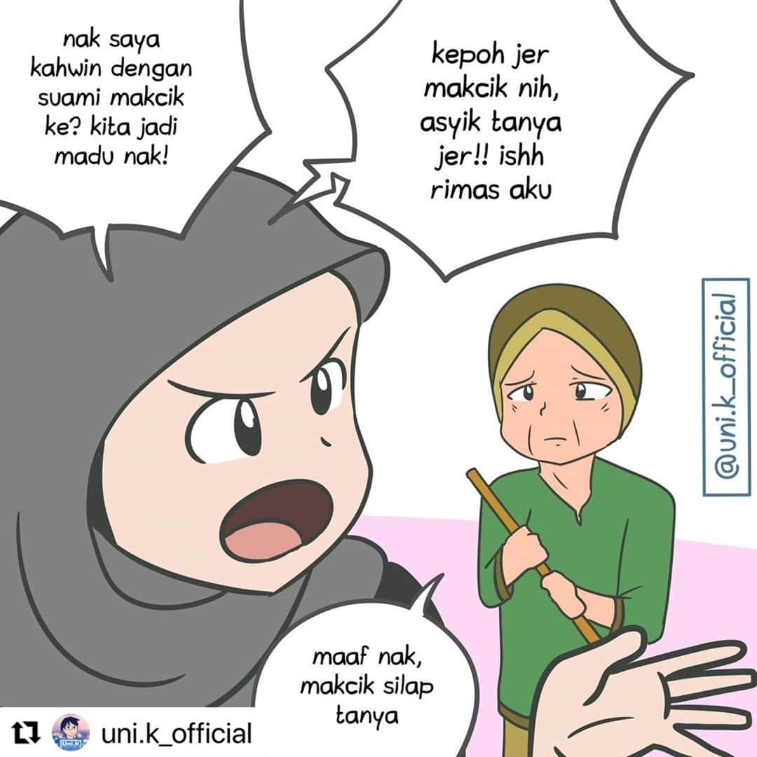 Koleksi Komik Malaysiaさんのインスタグラム写真 - (Koleksi Komik MalaysiaInstagram)「#Repost @uni.k_official with @make_repost ・・・ SENTAP BILA TANYA PASAL KAHWIN . #unikstrip #komikmalaysia #gengkomik #komikstrip #komikdakwah #komikmuslim #komikcomel #komiktarbiah #komiklucu #komiklokal #komikharian #komikinstagram #koleksikomikmalaysia #instakomik #lukisandakwah #muslimcomics #cinta #comic #sedekah  #comicbooks #dailycomic #instacomic #webcomic #webcomics #grabfood  #komik」10月28日 13時28分 - tokkmungg_exclusive