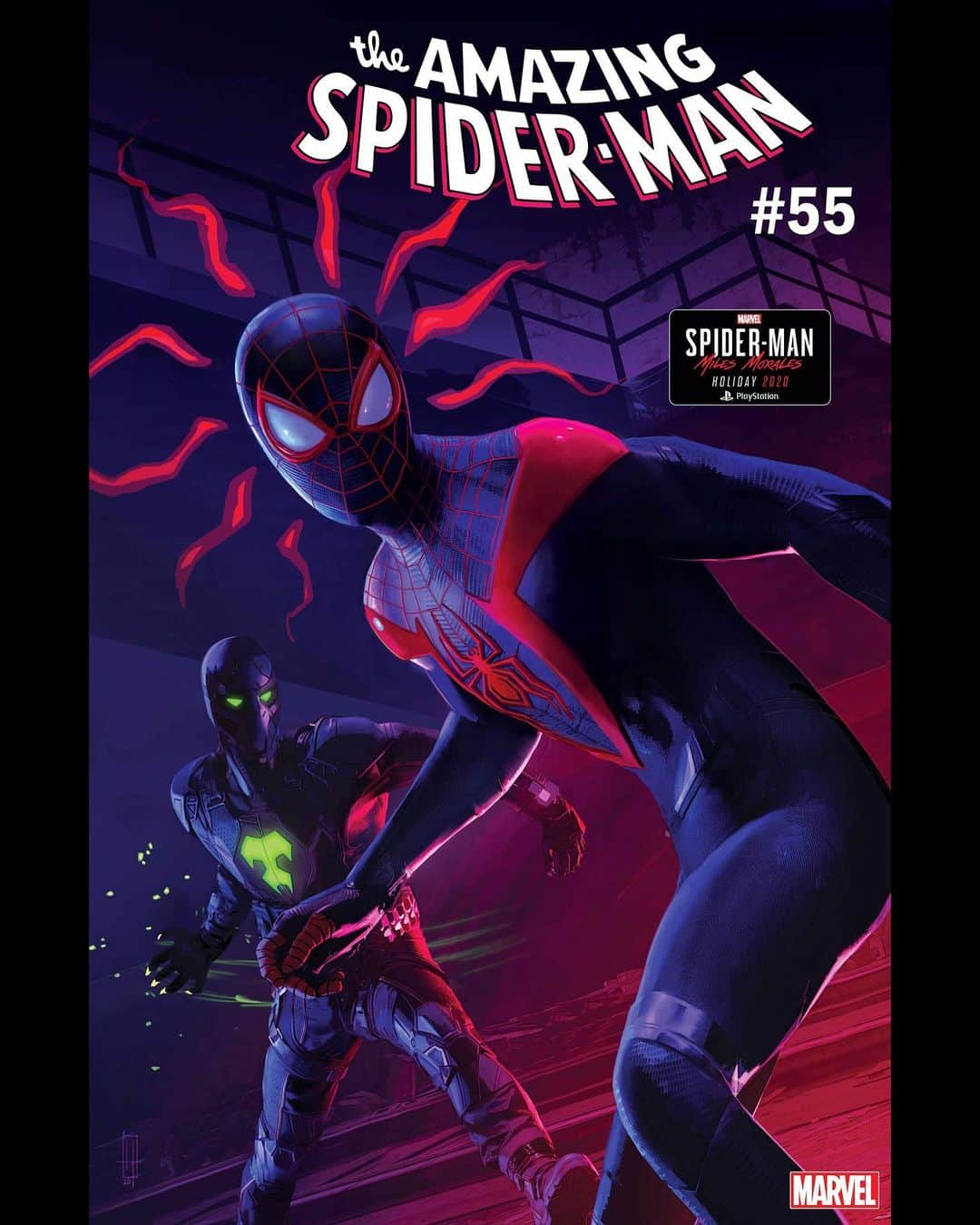 Marvel Entertainmentさんのインスタグラム写真 - (Marvel EntertainmentInstagram)「Your Spider-Senses are sharp! Here’s a look at Prowler’s outfit from "Marvel's Spider-Man: Miles Morales" Creative Director Brian Horton’s variant cover for "Amazing Spider-Man" #55. #MilesMoralesPS5 #BeYourself #BeGreater」10月28日 4時59分 - marvel