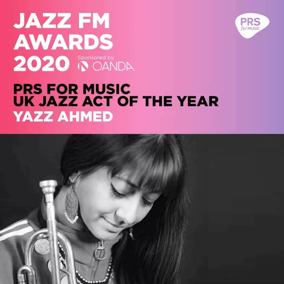 PRS for Musicさんのインスタグラム写真 - (PRS for MusicInstagram)「Congratulations to @yazzahmedmusic on winning the PRS for Music UK Jazz Act of the Year Award at this year’s #JazzFMAwards Awards. Chosen by the public, this award speaks to the impact that Yazz’s spellbinding, evocative music and its empowering message has had on the UK’s thriving jazz scene and beyond. The incredible scope and ambition Yazz has shown in recent years is truly inspiring and we can’t wait to see where her phenomenal talent takes her next.」10月28日 5時00分 - prsformusic
