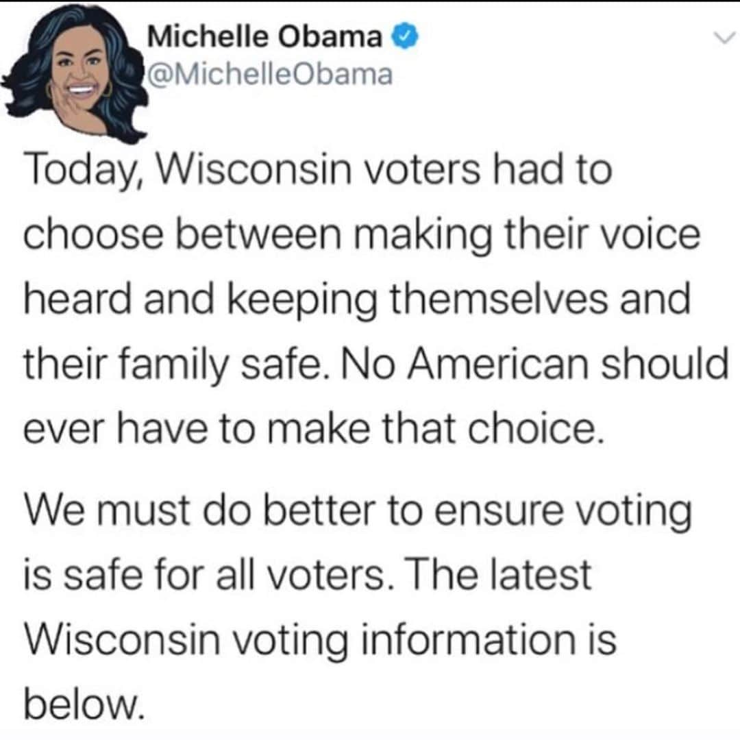 クエストラブさんのインスタグラム写真 - (クエストラブInstagram)「If our vote isn’t important then why is the GOP working so hard to suppress our vote?   Wisconsin please please please ensure your absentee ballots are filled. sealed. And most importantly IN THE BOX today!! Right now!!! Pronto!!!   We can’t afford another 4 years.」10月28日 5時11分 - questlove