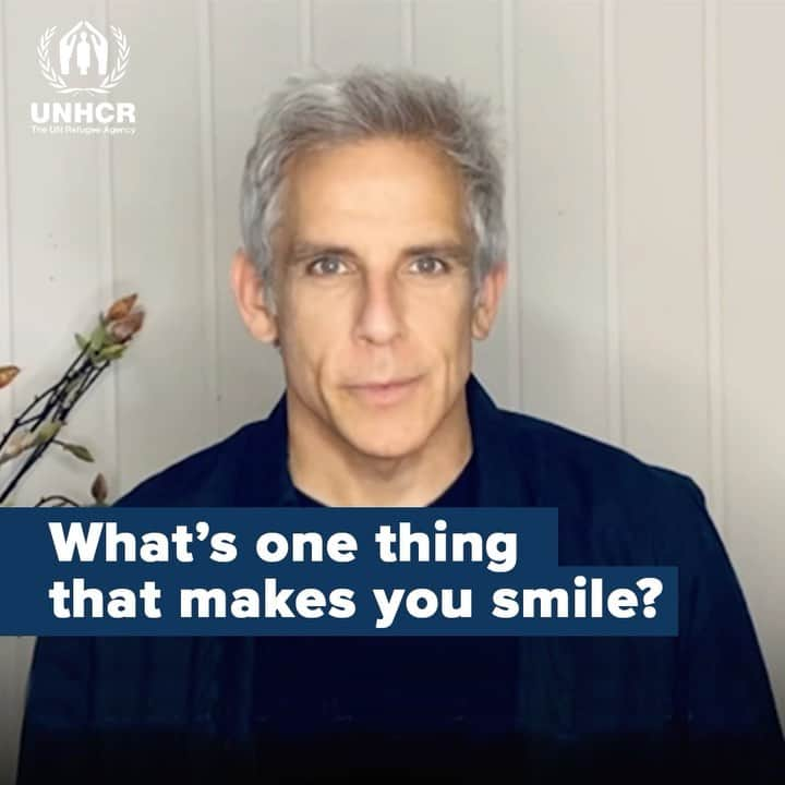 ベン・スティラーのインスタグラム：「In 2020, we could all use more reasons to smile.   @refugees and @canva are joining forces to #designforacause! Flex your creative skills using any medium and draw, paint, or create what makes you happy. The campaign will generate money to help refugee kids get the education they need so they can be happy too.」