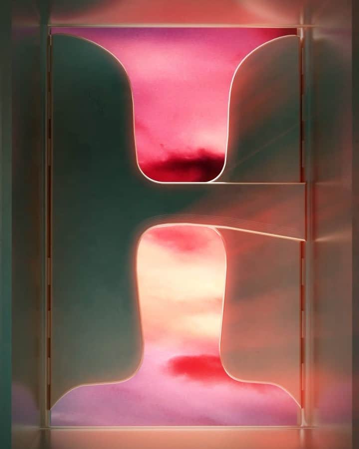 ウォントのインスタグラム：「Time in Motion. Pushing toward the future while acknowledging what we leave behind, this season we draw parallels between what we have learned and our modern living.  Discover our latest leather goods collection, captured in a surreal CGI landscape by Amos Nzamba—link in bio.  #wantlesessentiels #worldofwant」