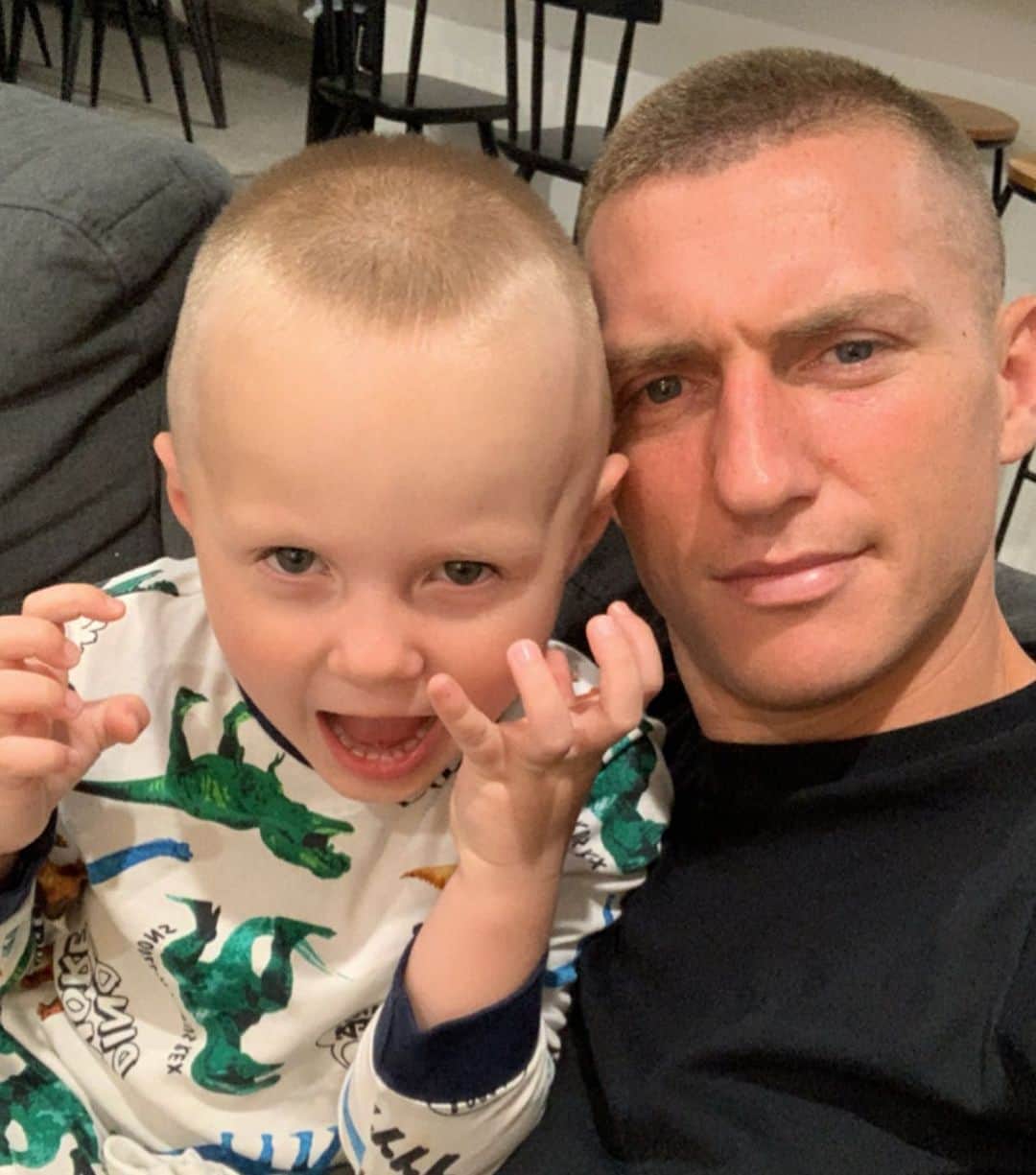 ミッチェル・デュークのインスタグラム：「Mini me 💙」